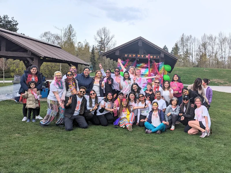 Outdoor community event celebration